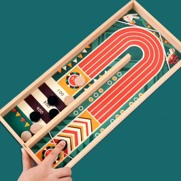 Juego de mesa de ajedrez de catapulta de juguete de madera para niños que rebota Pinball juego de mesa interactivo entre padres e hijos, Wooden Catapult Chess
