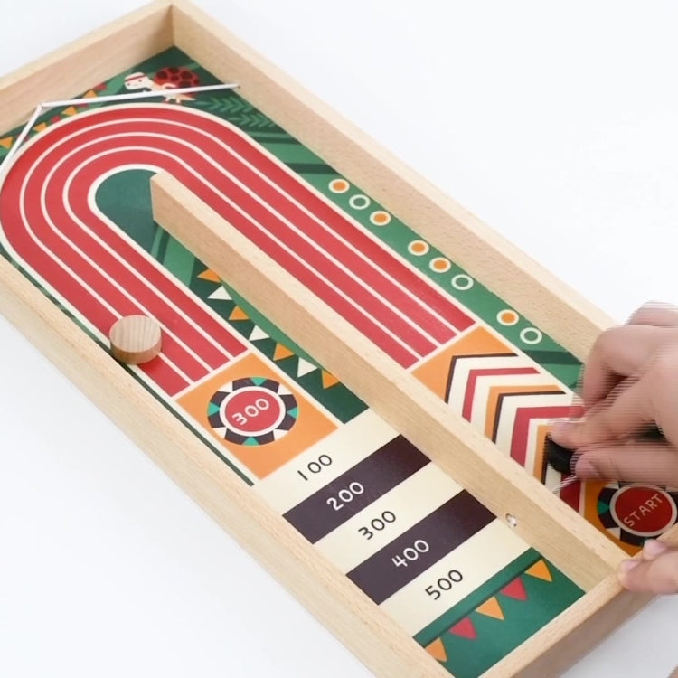Juego de mesa de ajedrez de catapulta de juguete de madera para niños que rebota Pinball juego de mesa interactivo entre padres e hijos, Wooden Catapult Chess