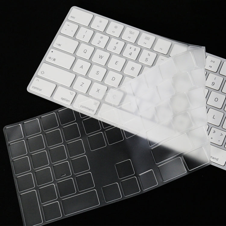 T17606 Película para teclado de computadora Película protectora para teclado nano largo transparente de TPU, For iMac 2017 Magic Keyboard(with Number Model)