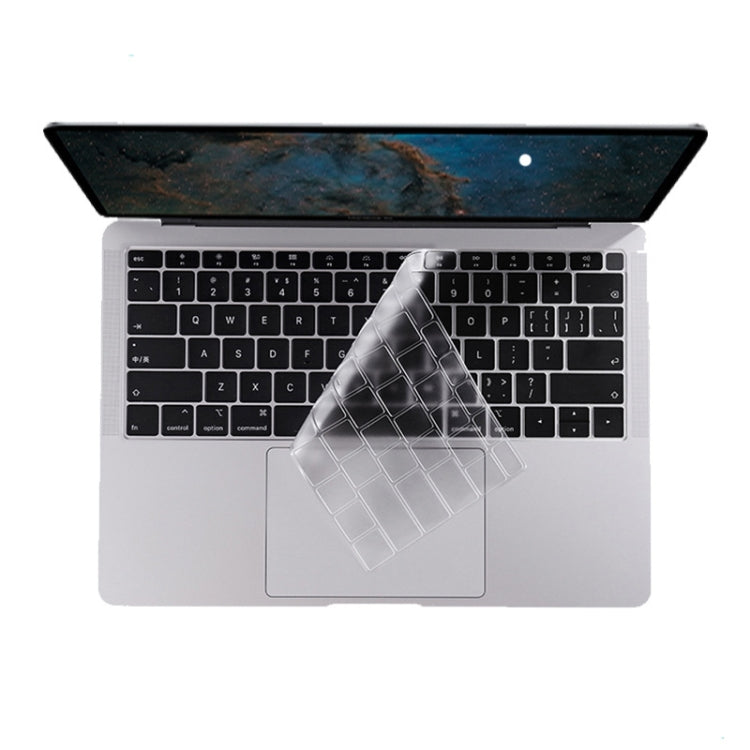 Película protectora transparente del teclado del ordenador portátil de TPU de 0,13 mm, For MacBook Air 11.6 inch A1370 & A1465, For MacBook Retina 12 inch A1534, For MacBook Pro 13.3 inch A1708 (without Touch Bar), For MacBook Air 13.3 inch A1369 & A14...