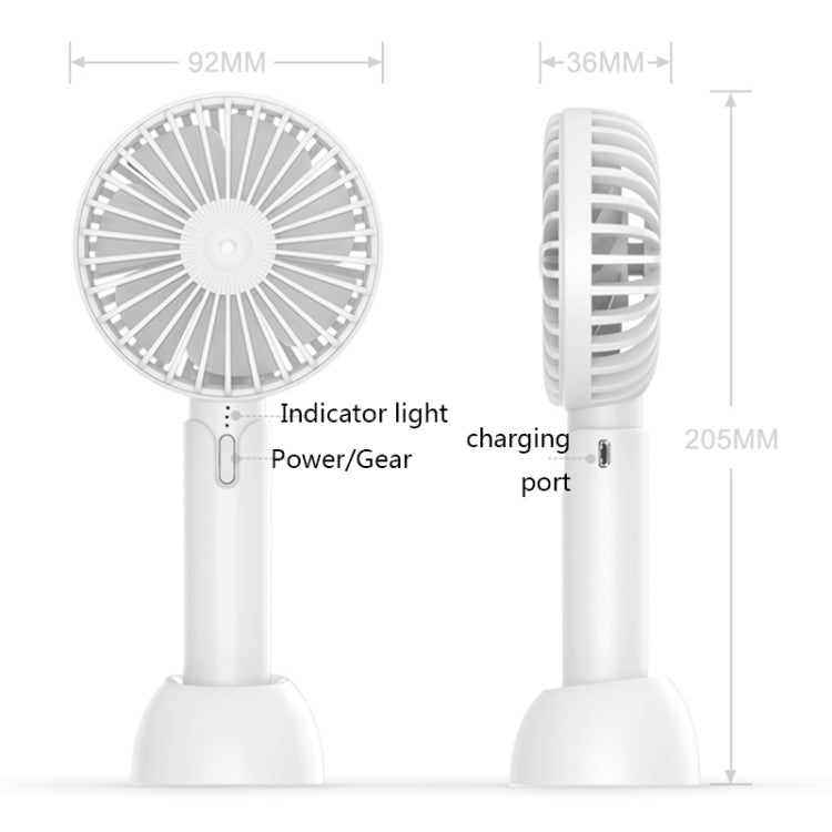 Mini ventilador silencioso portátil de escritorio, X1  White, X1 Pink, X1 Blue, X1 Black, X2 White, X2 Pink, X2 Blue, X2 Black, X3 White, X3 Blue, X3 Pink