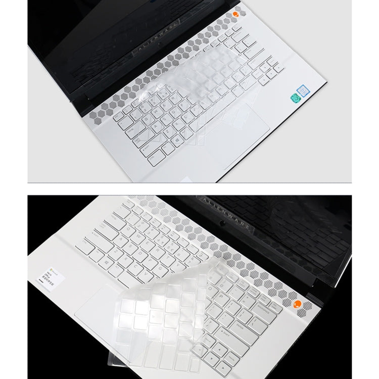 T19802 Película para teclado de computadora Gaming Notebook TPU Película protectora para Dell ALIENWARE M15-R2