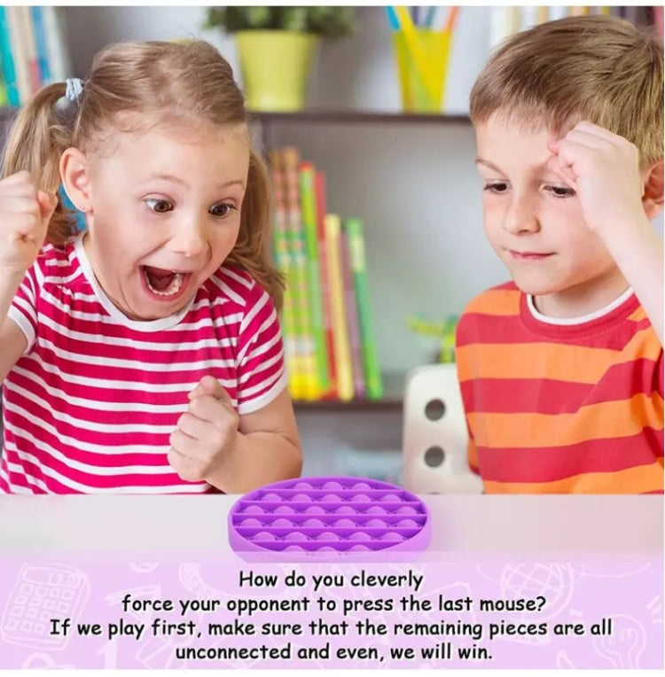 Juego de mesa de presión de silicona de juguetes educativos de escritorio de aritmética mental para niños de 5 piezas, Estilo:, Carrot, Hollow Circle (Orange ), Hollow Circle  (Yellow), Hollow Circle (Green), Hollow Circle (Purple), Octopus (Red)      ...