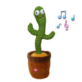 Muñeca de regalo de vacaciones con canto de cactus eléctrico para niños, No Battery