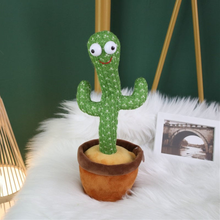 Muñeca de regalo de vacaciones con canto de cactus eléctrico para niños, No Battery
