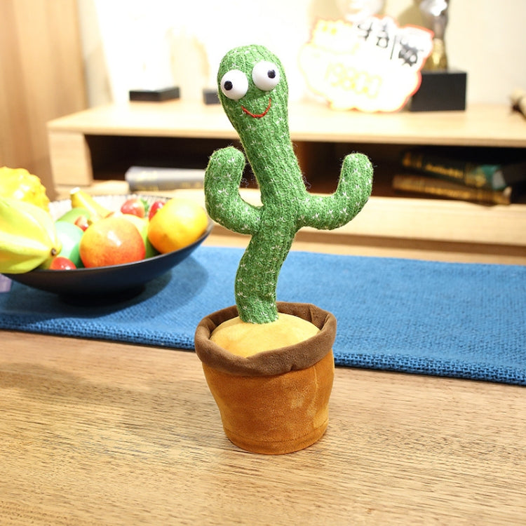 Muñeca de regalo de vacaciones con canto de cactus eléctrico para niños, No Battery