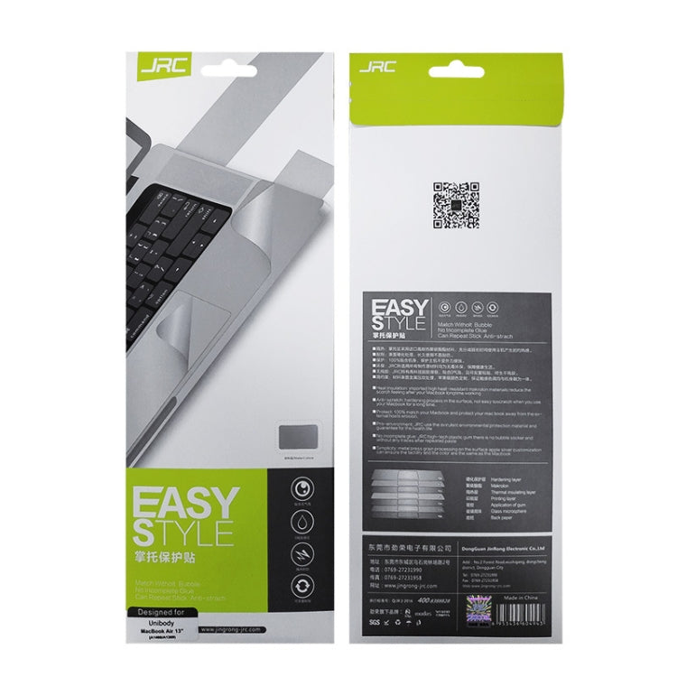 JRC 2 en 1 Adhesivo para reposamuñecas para portátil + Juego de películas para panel táctil, For MacBook Air 13.3 inch A1932 (2018), For MacBook Pro 13.3 inch A2289 & A2251 (2020), For MacBook Air 13.3 inch A2179 (2020)                                 ...