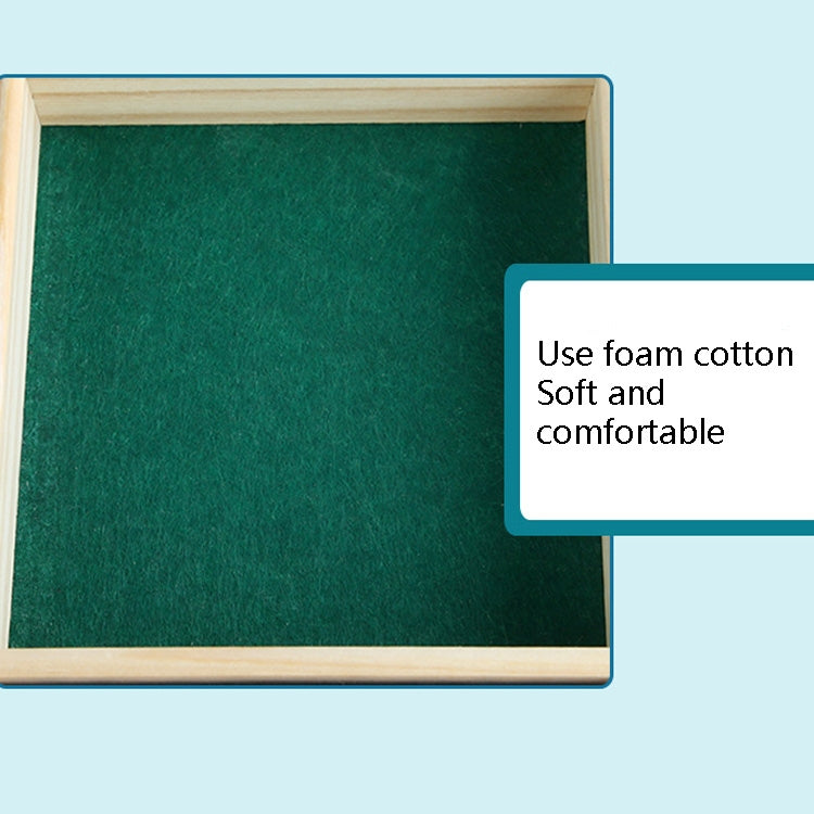 Juego de flop Digital de cuatro lados para niños, interacción de fiesta, juego de mesa educativo de ocio, juguetes de madera de descompresión para adultos, Green, Brown