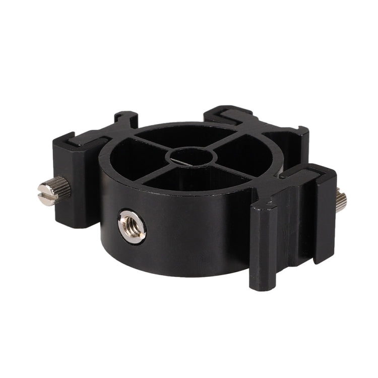 2 uds. Campo redondo 3 cabeza Triple adaptador de montaje de zapata soporte de Flash soporte de soporte de luz, Round Triple Heads Bracket