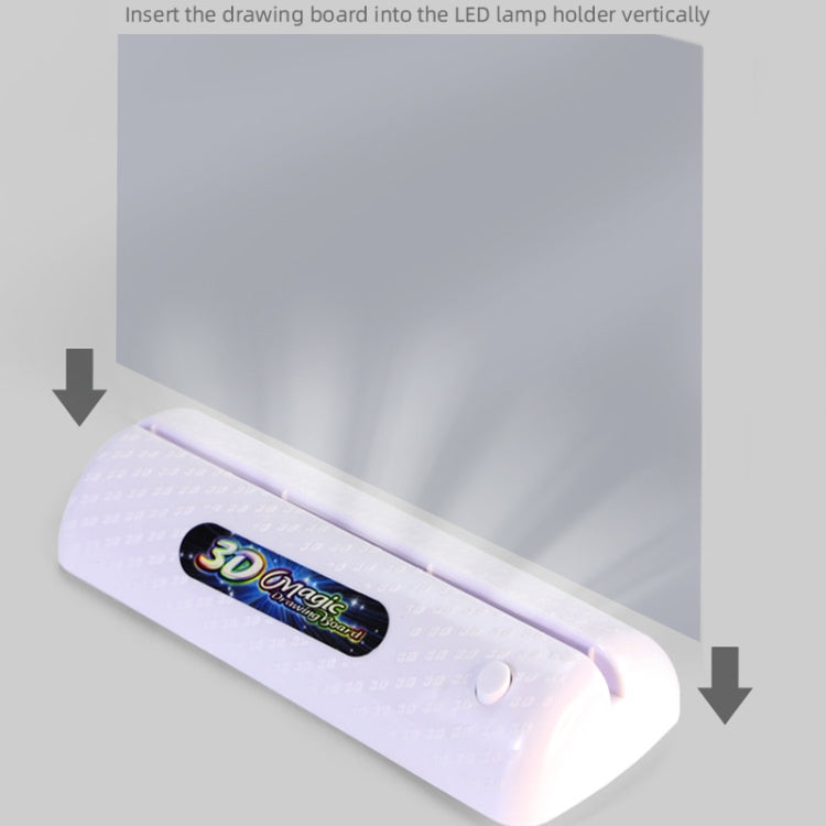Tablero de dibujo fluorescente 3D Tablero de escritura tridimensional luminoso mágico Tablero de graffiti Iluminación Rompecabezas Tablero de dibujo para niños, Estilo:, Medium  Drawing Board (Space Version), Medium Drawing Board  (Ocean Version)      ...