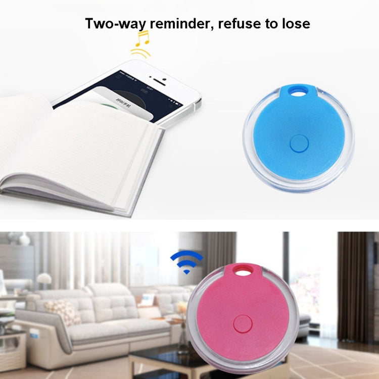 2 PCS Ronda Bluetooth Dispositivo antipérdida Tecla de teléfono móvil Alarma de búsqueda de objetos bidireccional