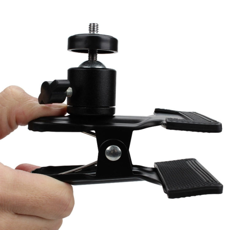 Luz de relleno con clip fuerte de 6 pulgadas con anillo de luz LED de temperatura ajustable Luz con clip para computadora de escritorio, longitud del cable: 2 metros