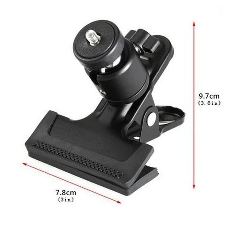 Luz de relleno con clip fuerte de 6 pulgadas con anillo de luz LED de temperatura ajustable Luz con clip para computadora de escritorio, longitud del cable: 2 metros