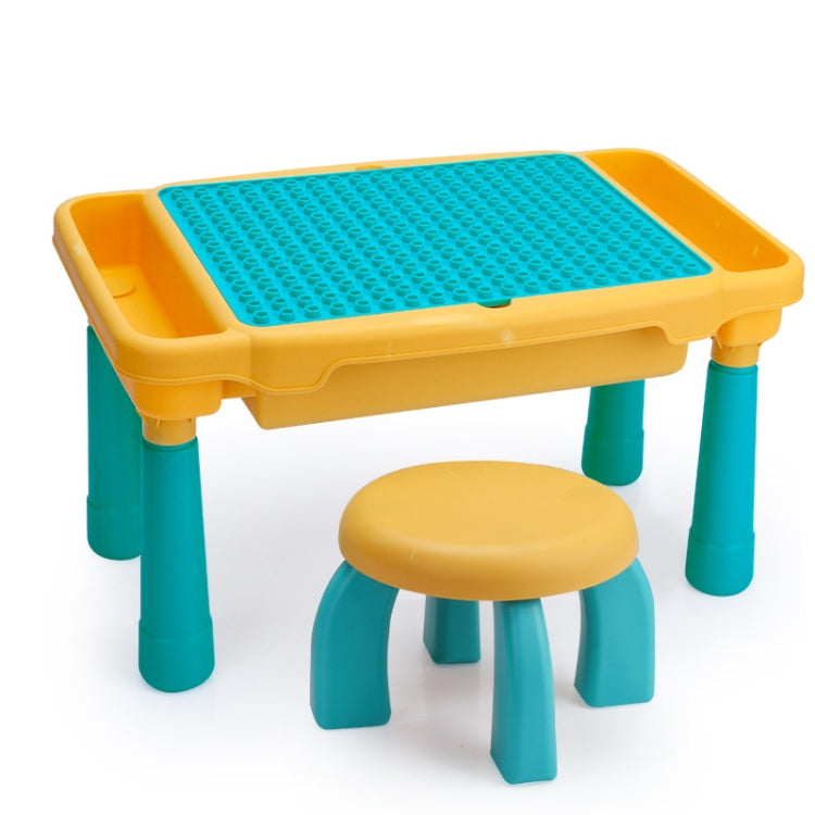 Mesa de construcción multifuncional Juguete de aprendizaje Rompecabezas Juguete de ensamblaje para niños, Estilo:, Table + Chair + 101 Blocks, Table + Chair + 83 Blocks, Table +76 Blocks, 76 Blocks, Small Table + 76 Blocks, 300 Small Blocks            ...
