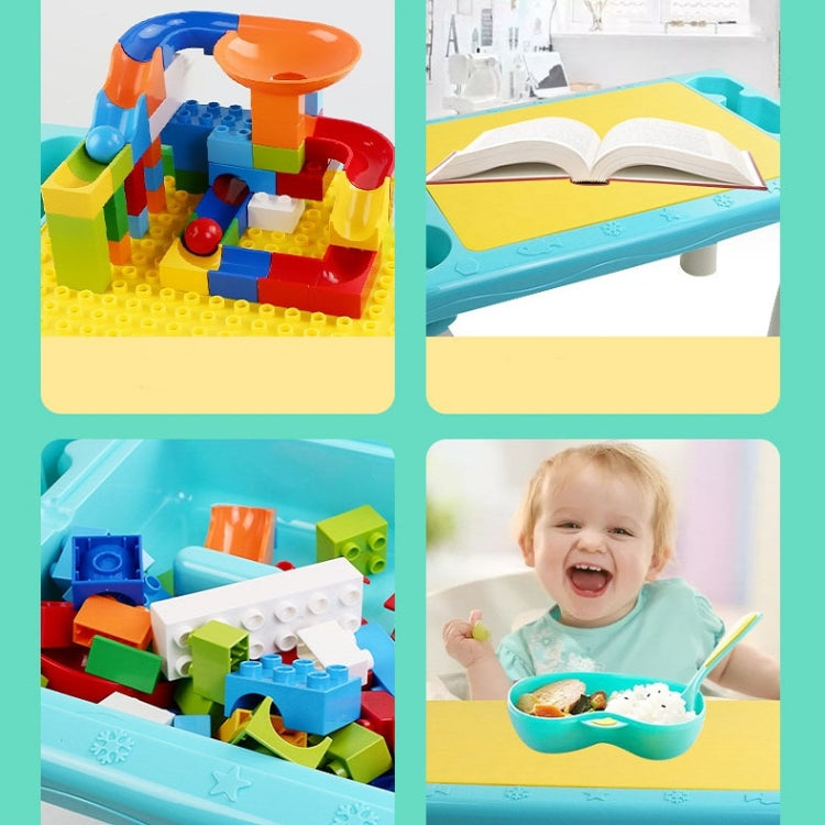 Mesa de construcción multifuncional Juguete de aprendizaje Rompecabezas Juguete de ensamblaje para niños, Estilo:, Table + Chair + 101 Blocks, Table + Chair + 83 Blocks, Table +76 Blocks, 76 Blocks, Small Table + 76 Blocks, 300 Small Blocks            ...
