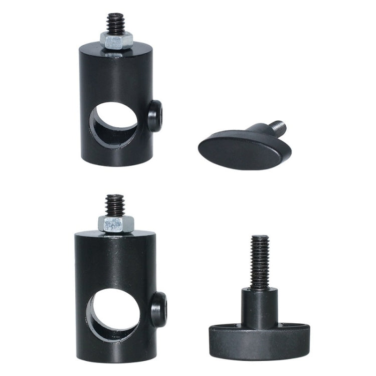 2 uds. Soporte de luz de Flash 1/4 adaptador de soporte de luz de fotografía interfaz de conversión de trípode, 2 PCS Flash Light Stand