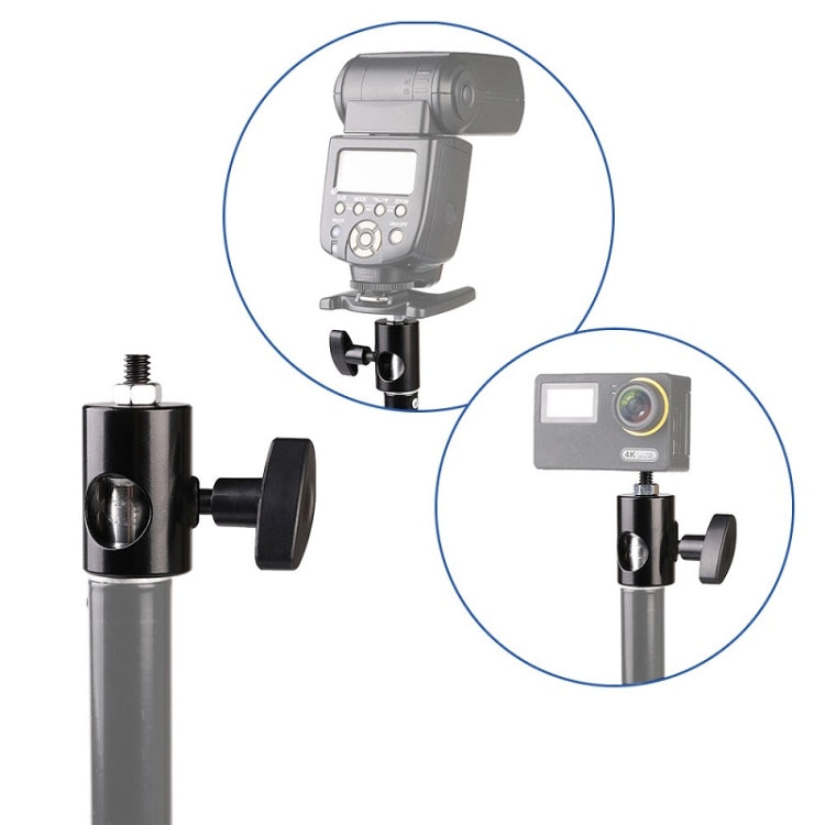 2 uds. Soporte de luz de Flash 1/4 adaptador de soporte de luz de fotografía interfaz de conversión de trípode, 2 PCS Flash Light Stand