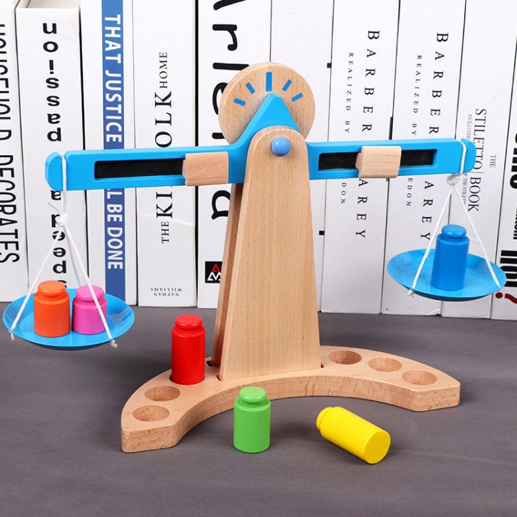Balanza educativa para niños, juguete de madera para ciencia y juguetes educativos, Balance Scale