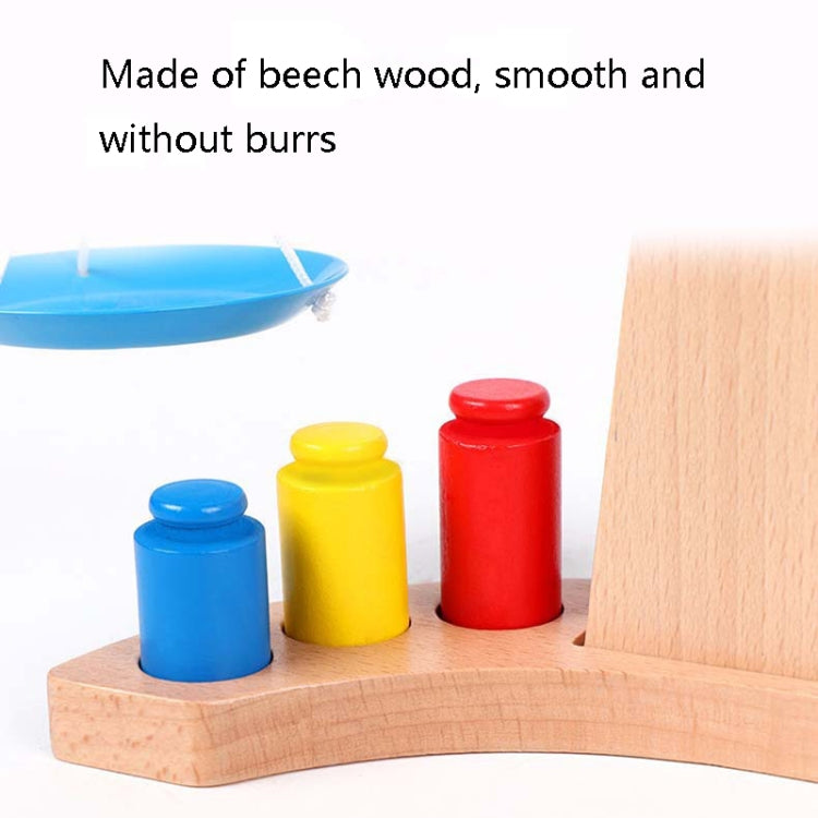 Balanza educativa para niños, juguete de madera para ciencia y juguetes educativos, Balance Scale
