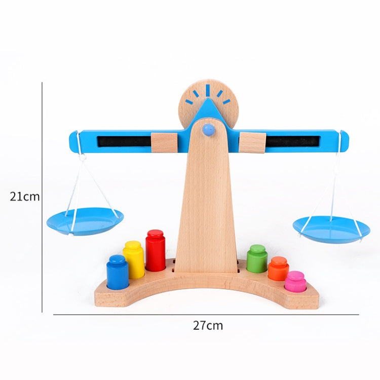 Balanza educativa para niños, juguete de madera para ciencia y juguetes educativos, Balance Scale