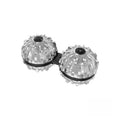 Bola de masaje siamés, juguete giratorio con yema del dedo, artefacto de descompresión, (Silver), (Black), (Bronze), (Red Copper)