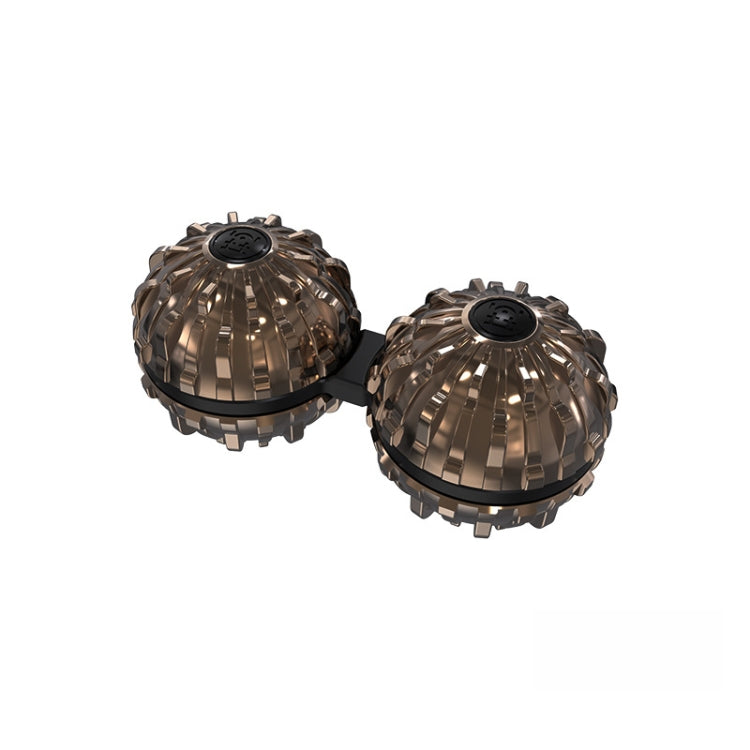 Bola de masaje siamés, juguete giratorio con yema del dedo, artefacto de descompresión, (Silver), (Black), (Bronze), (Red Copper)