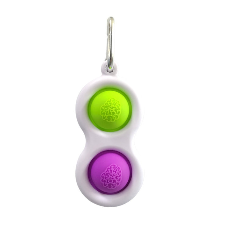 3 PCS Dedo Burbuja Música Clave Hebilla El desarrollo mental del bebé puede presionar el tablero de práctica Descompresión del dedo Presione el llavero, Color Random Deilvery, (Color Random Deilvery)