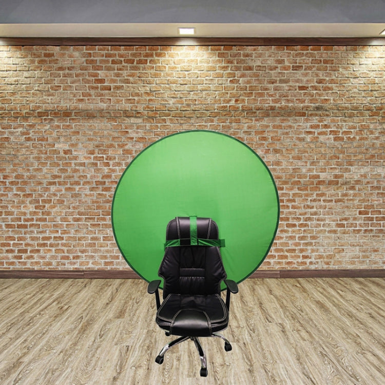 EY-068 Fondo verde, tela plegable, foto de identificación, pantalla verde, tablero de fondo de vídeo para silla de deportes electrónicos, 75cm, 110cm, 142cm