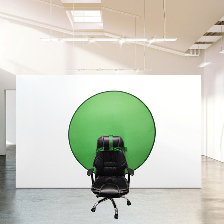 EY-068 Fondo verde, tela plegable, foto de identificación, pantalla verde, tablero de fondo de vídeo para silla de deportes electrónicos, 75cm, 110cm, 142cm