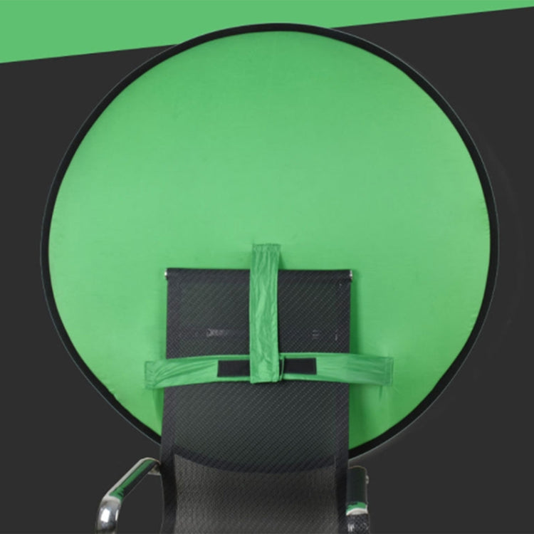 EY-068 Fondo verde, tela plegable, foto de identificación, pantalla verde, tablero de fondo de vídeo para silla de deportes electrónicos, 75cm, 110cm, 142cm