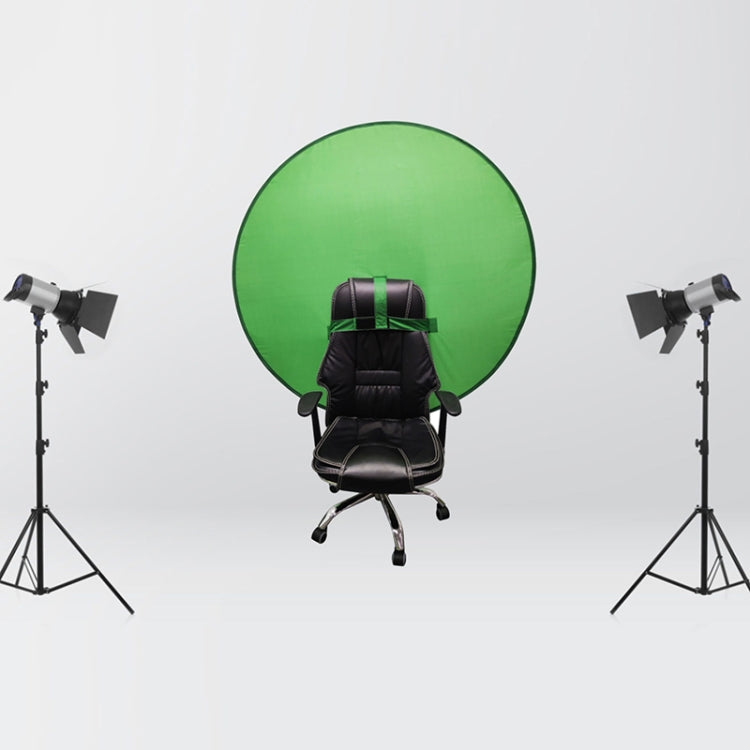 EY-068 Fondo verde, tela plegable, foto de identificación, pantalla verde, tablero de fondo de vídeo para silla de deportes electrónicos, 75cm, 110cm, 142cm