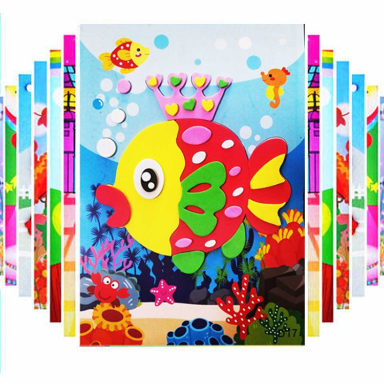 20 PCS Niño EVA DIY Imágenes de pegatinas hechas a mano, entrega de estilo aleatorio, 20 PCS / Set
