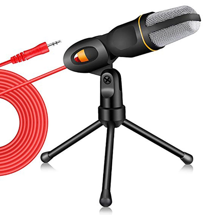 Micrófono de voz para ordenador SF-666 con Cable adaptador, ancla, micrófono con Cable de vídeo para teléfono móvil con soporte, White, Golden, Blue, Black