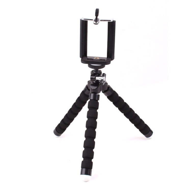 5 uds pulpo fotografía esponja soporte para teléfono móvil portátil perezoso ajustable Vibrato Live trípode soporte, With Phone Clip (Black), Without Phone Clip, With Phone Clip (Blue)