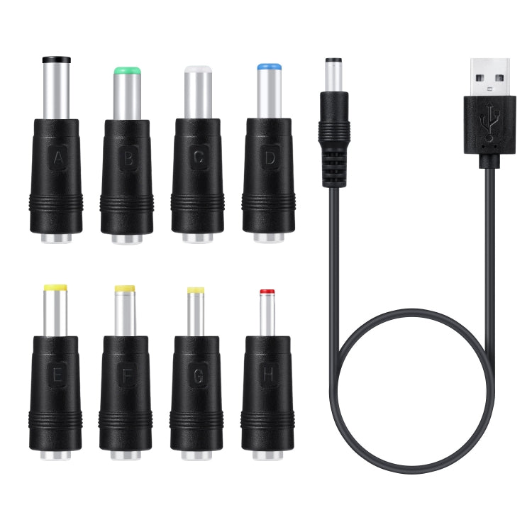 Cable de alimentación CC Enchufe de intercambio multifunción USB Cable de carga USB, 8 in 1, 11 in 1