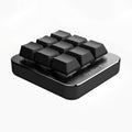 Vaydeer JP1011 Teclado mecánico de 9 teclas Mini teclado personalizado portátil, Longitud del cable: 1 m
