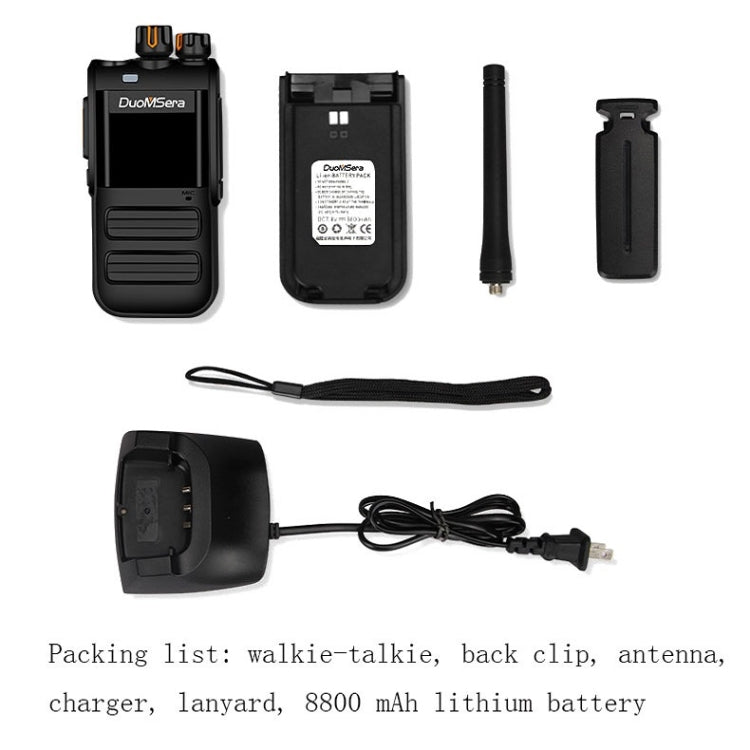 DuoMSera Walkie-Talkie inalámbrico de alta potencia impermeable civil de mano para exteriores