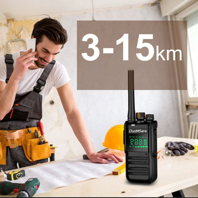 DuoMSera Walkie-Talkie inalámbrico de alta potencia impermeable civil de mano para exteriores