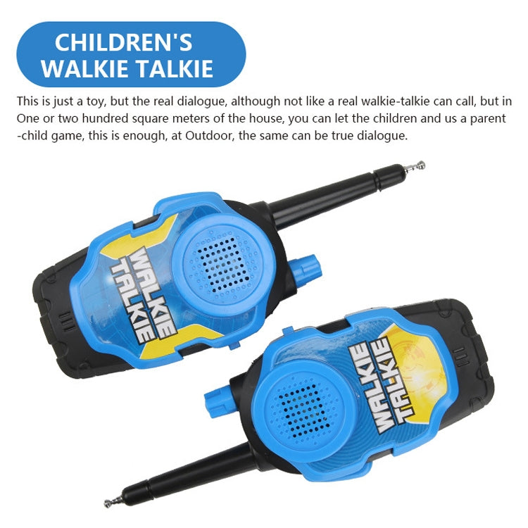 1 par de llamadas inalámbricas inteligentes walkie-talkie diálogo remoto juguetes interactivos para niños, 1 Pair Yellow, 1 Pair Green, 1 Pair Blue