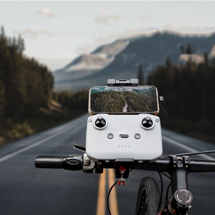 Sunnylife AIR2-Q9402 para DJI Air 2S / Mini 2 / Mavic Air 2 soporte de montaje para bicicleta con Control remoto, AIR2-Q9402
