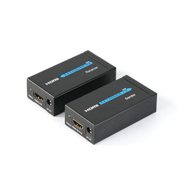 HDY-60 para HDMI a RJ45 Cable de red único extensor de 60 m para amplificador de señal HDMI