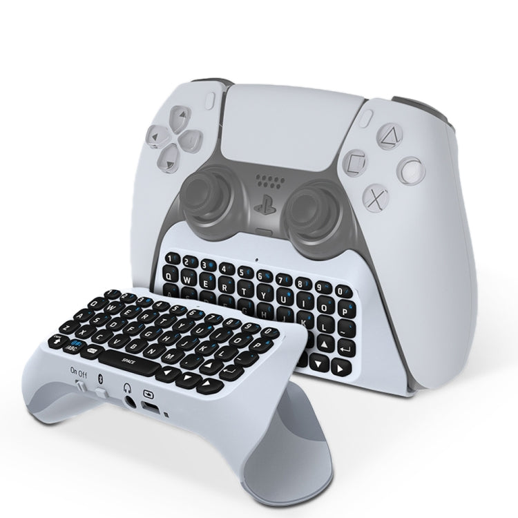 JYS-P5121 Teclado con mango inalámbrico Bluetooth Puede chatear Voz Teclado externo adecuado para PS5, JYS-P5121