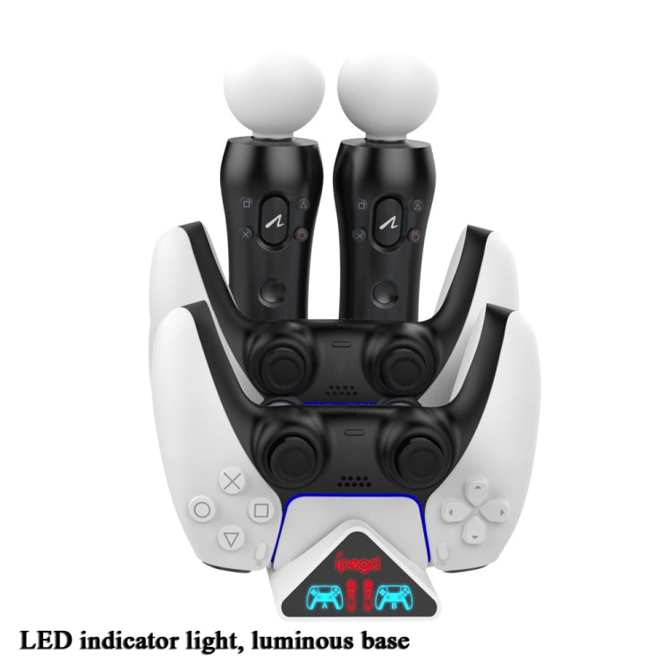 Ipega PG-P5011 Triangle Beast Cargador Mango Cargador para PS5 / PS MOVE, PG-P5011