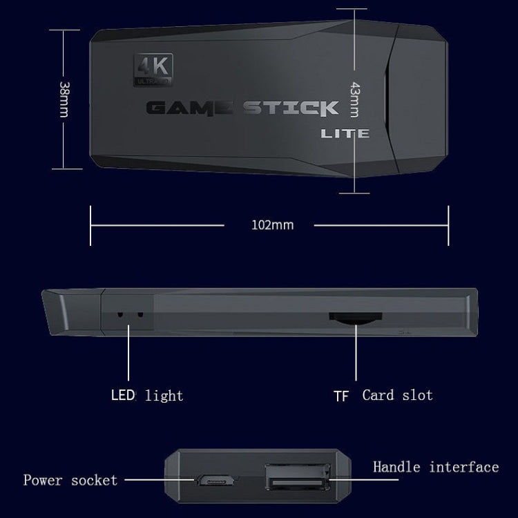 M8 Mini máquina de juego inalámbrica HDMI Arcade Home TV con 2 x GamePads, M8  32G (Wireless), M8  64G (Wireless)