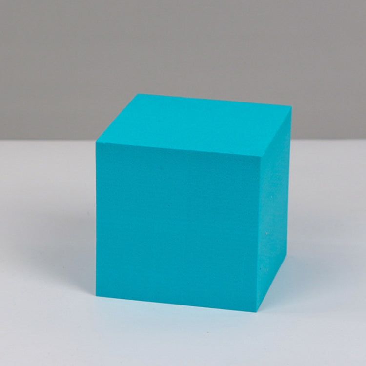 8 piezas cubo geométrico accesorios para fotos adornos decorativos plataforma de fotografía, Small Lake Blue Square, Large Lake Blue Square, Small Lake Blue Rectangular, Large Lake Blue Rectangular, Small Lake Blue Cylinder, Large Lake Blue Cylinder   ...