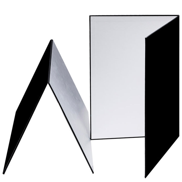 Tablero reflectante 3 en 1 Blanco + Negro + Plata A3 Tablero de difusor de luz plegable de cartón, 3-in-1 A3 Cardboard Silver, 3-in-1 A3 Cardboard Gold