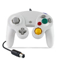 Controlador de juego con cable, controlador vibratorio de un solo punto, 2 uds., para Nintendo NGC/Wii, White, Pink, Yellow, Red, Purple, Green, Blue, Black, Silver, Orange