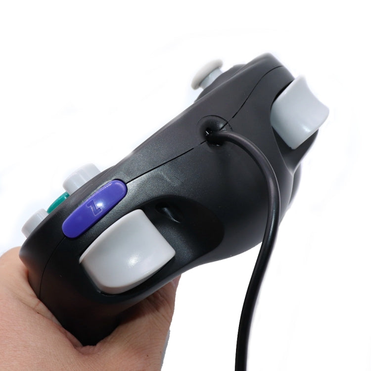 Controlador de juego con cable, controlador vibratorio de un solo punto, 2 uds., para Nintendo NGC/Wii, White, Pink, Yellow, Red, Purple, Green, Blue, Black, Silver, Orange