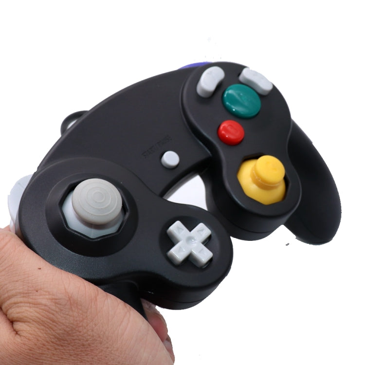 Controlador de juego con cable, controlador vibratorio de un solo punto, 2 uds., para Nintendo NGC/Wii, White, Pink, Yellow, Red, Purple, Green, Blue, Black, Silver, Orange