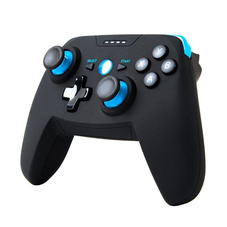 CX-X1 2.4GHz + Bluetooth 4.0 Controlador de juegos inalámbrico Mango para Android / iOS / PC / PS3, Single Handle (Black), Handle + Bracket (Black), Handle + Bracket + Receiver (Black), Single Handle (Blue), Handle + Bracket (Blue)                     ...